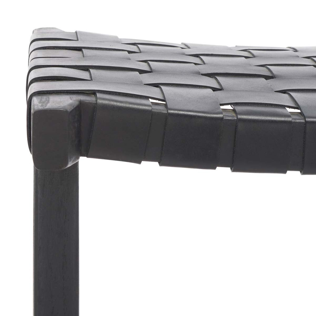 Safavieh Abreu Rectangle Barstool - Black