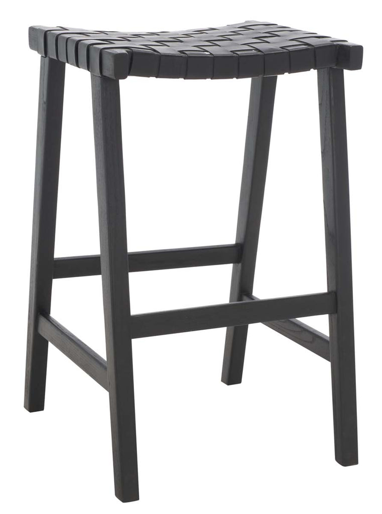 Safavieh Abreu Rectangle Barstool - Black