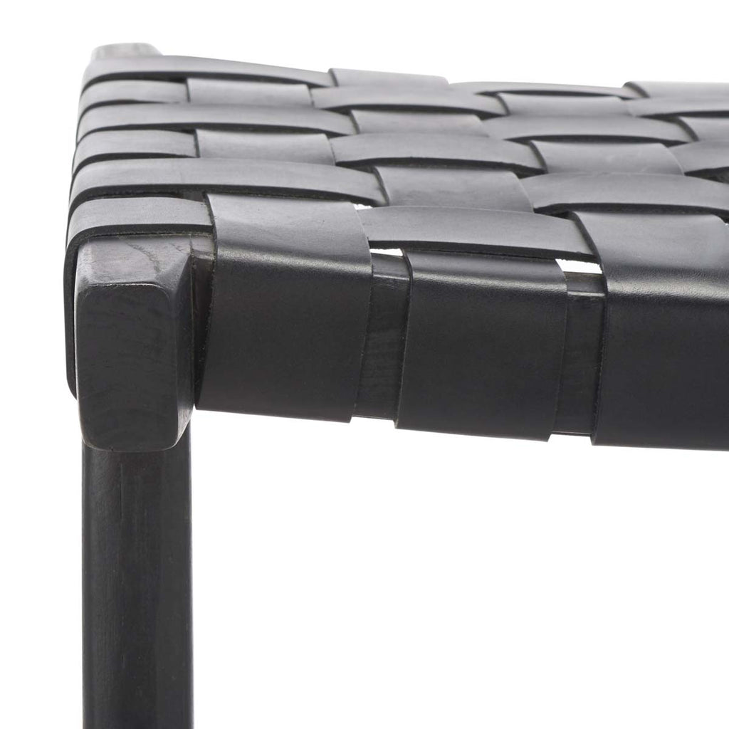 Safavieh Abreu Rectangle Counter Stool - Black