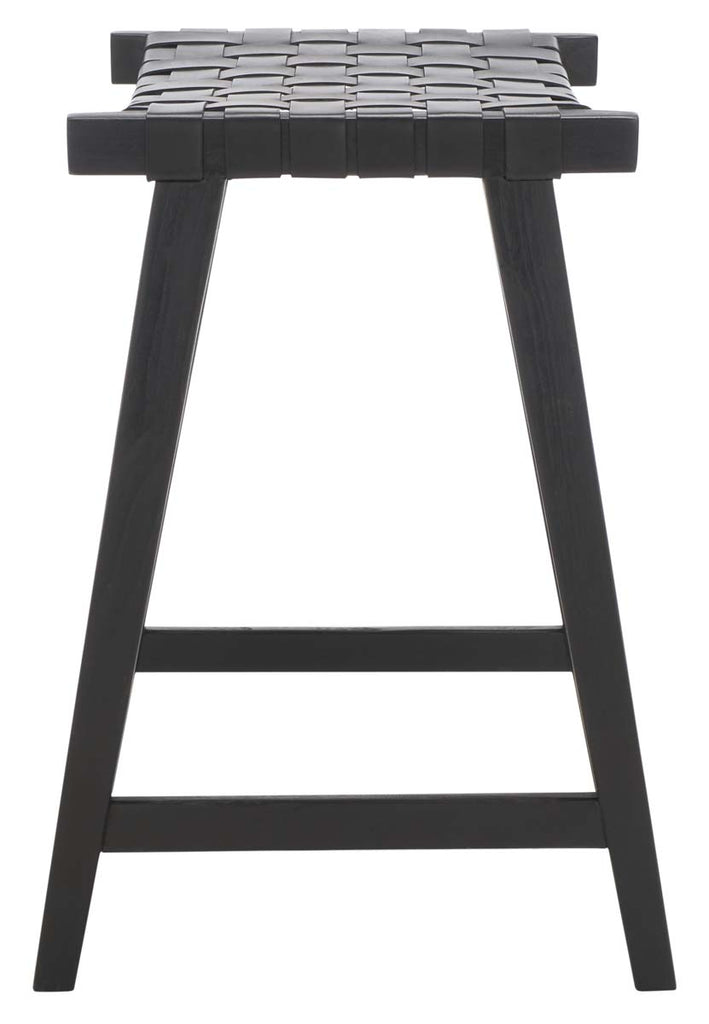 Safavieh Abreu Rectangle Counter Stool - Black