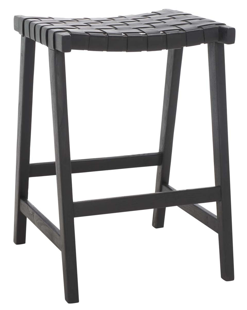 Safavieh Abreu Rectangle Counter Stool - Black