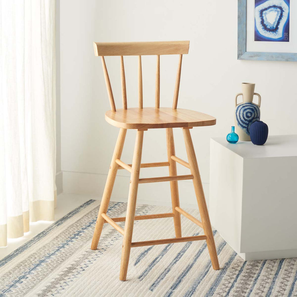 Safavieh Tally Wood Counter Stool - Natural