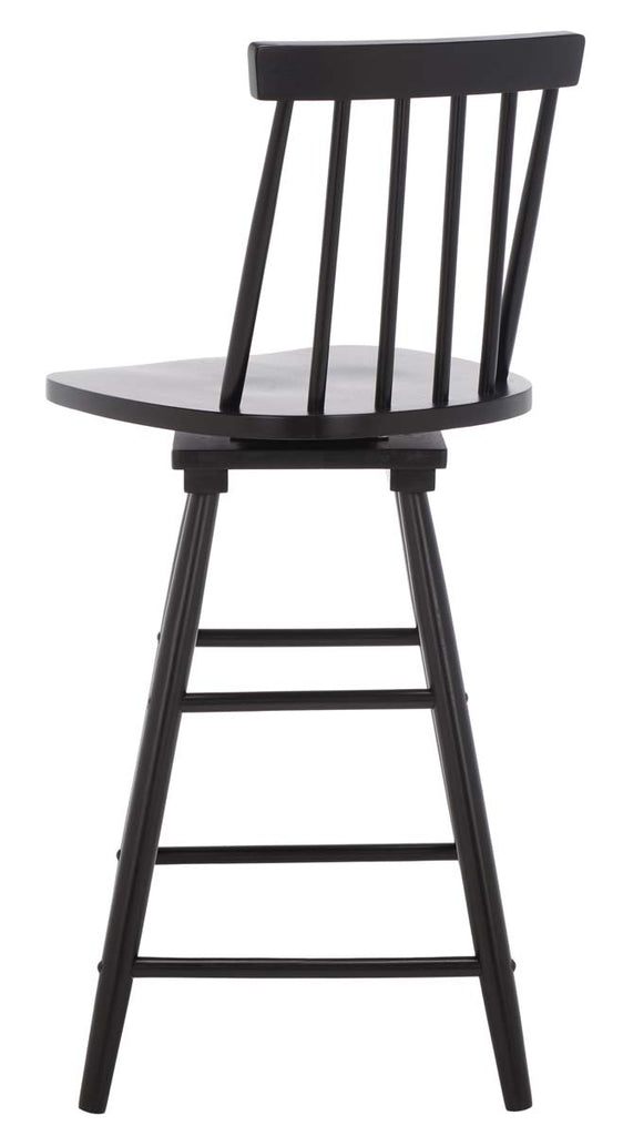 Safavieh Quai Swivel Counter Stool - Black