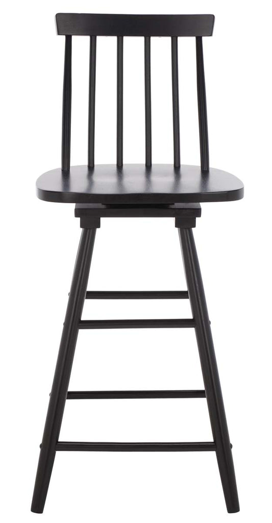 Safavieh Quai Swivel Counter Stool - Black