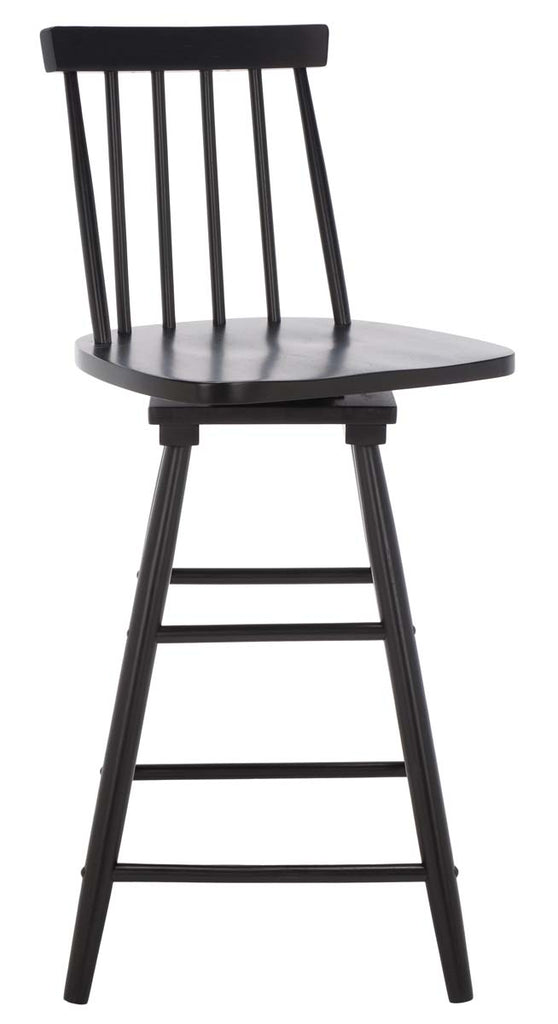 Safavieh Quai Swivel Counter Stool - Black