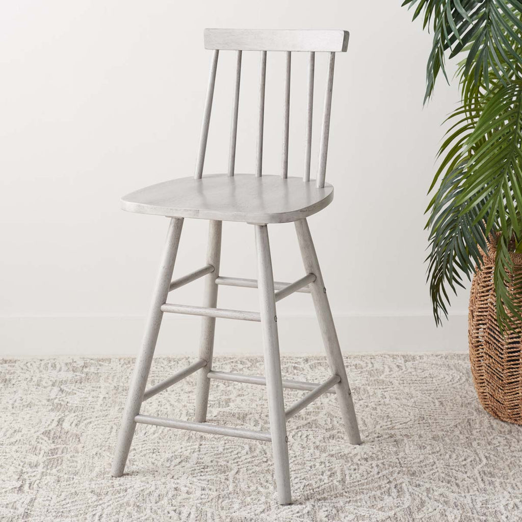 Safavieh  May Wood Counter Stool - Grey