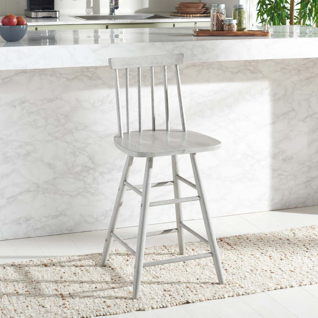 Safavieh  May Wood Counter Stool - Grey