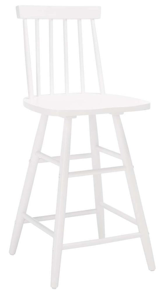 Safavieh  May Wood Counter Stool - White