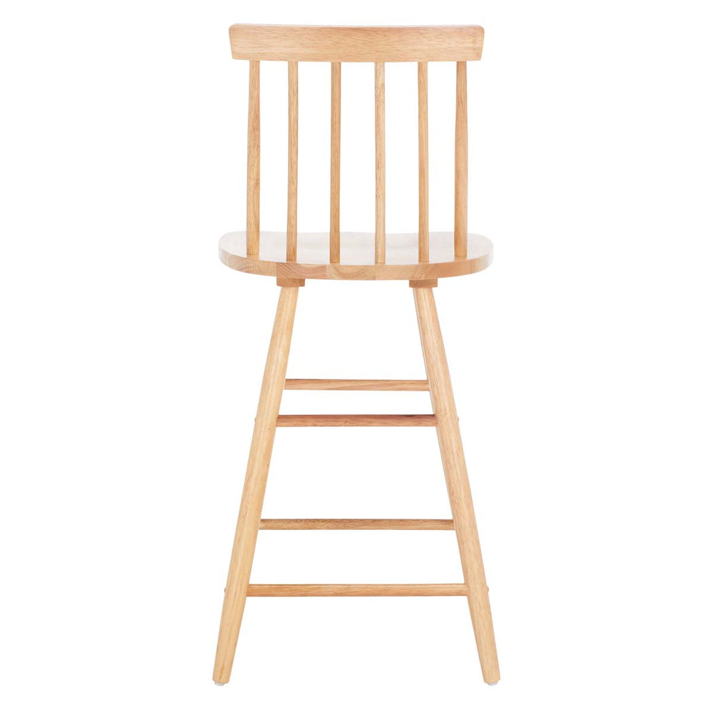 Safavieh  May Wood Counter Stool - Natural