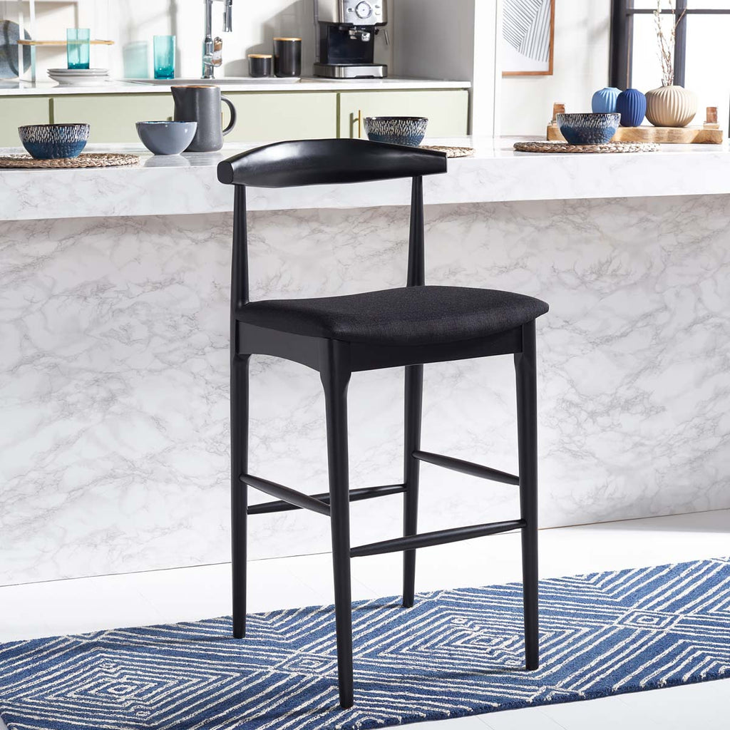 Safavieh Lionel Retro Bar Stool - Black