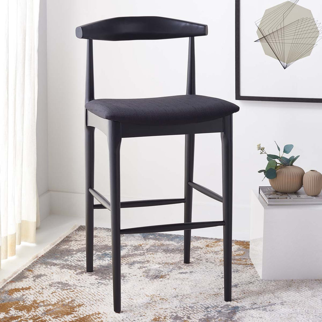 Safavieh Lionel Retro Bar Stool - Black