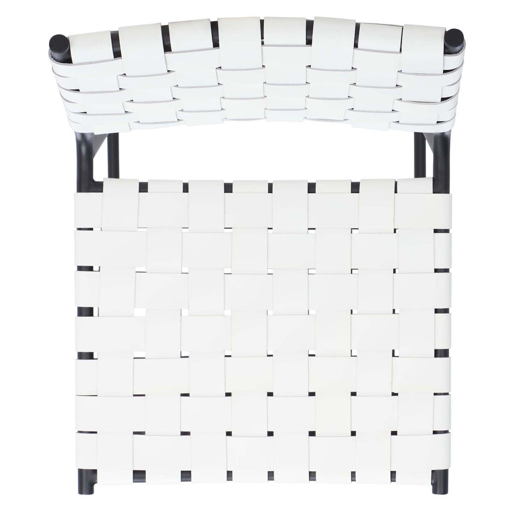 Safavieh Bahari Woven Counter Stool - White / Black