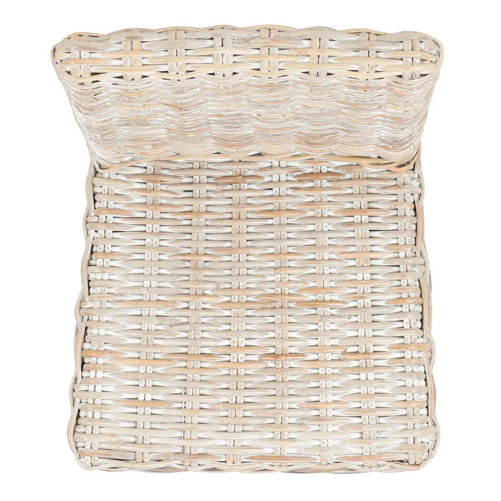 Safavieh Tobie Rattan Counter Stool - Grey White Wash