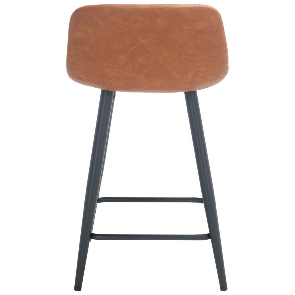 Safavieh Asena Counter Stool - Cigar / Black