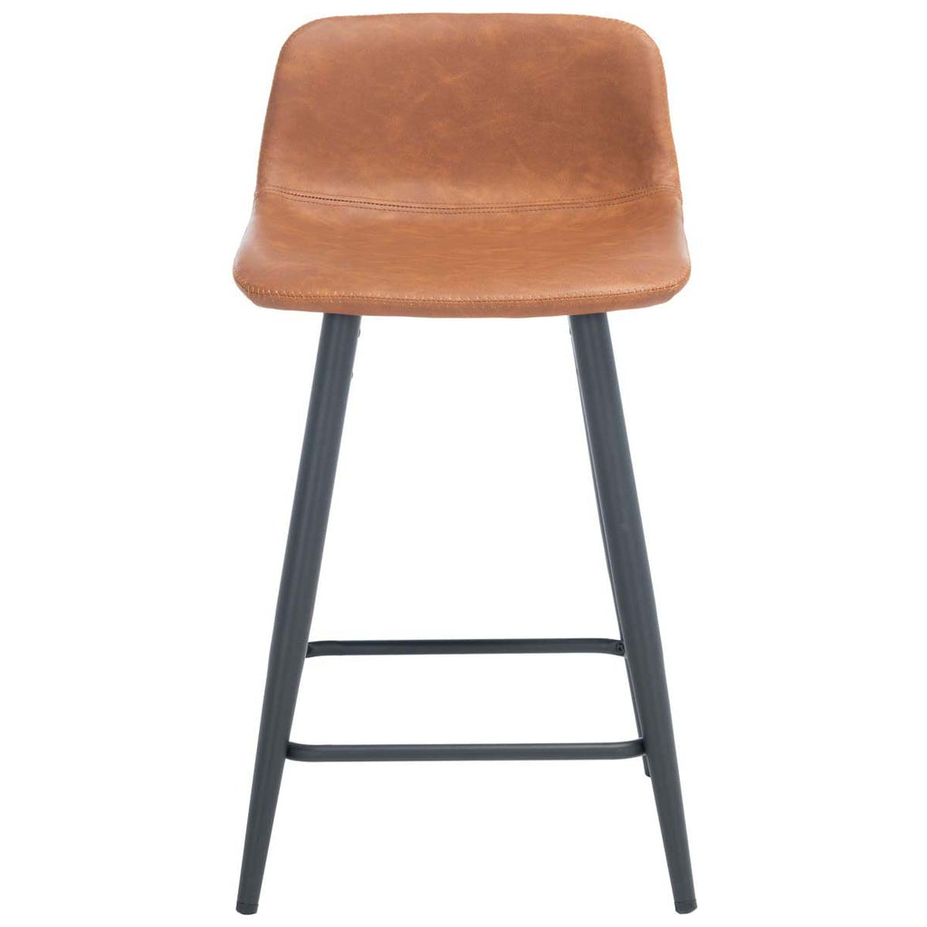 Safavieh Asena Counter Stool - Cigar / Black