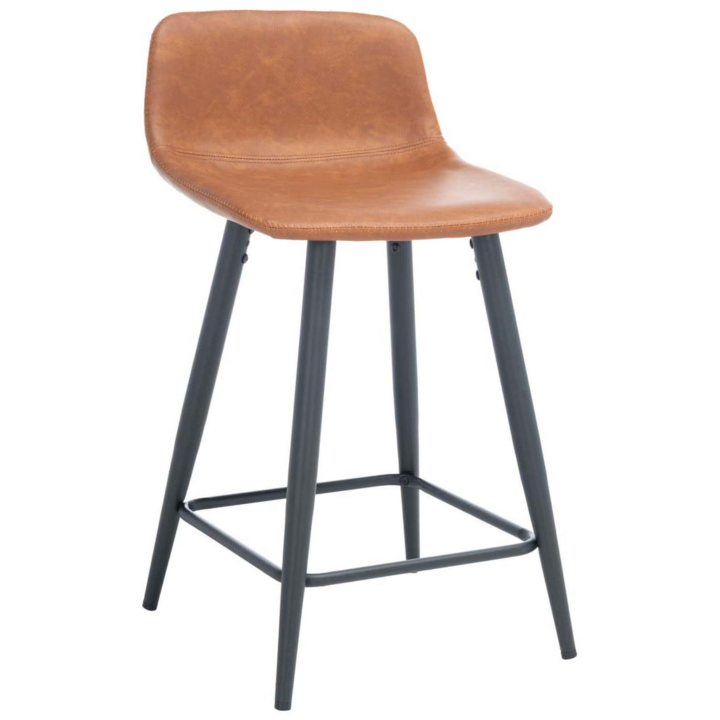 Safavieh Asena Counter Stool - Cigar / Black