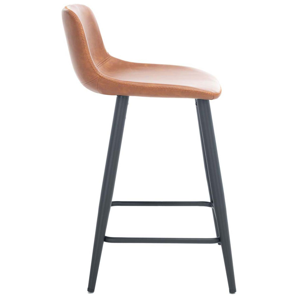 Safavieh Asena Counter Stool - Cigar / Black