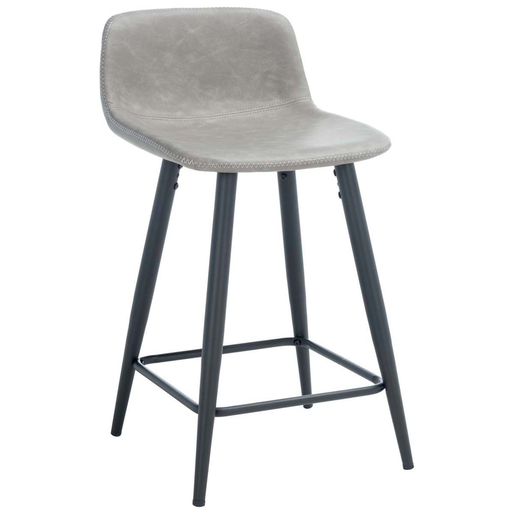 Safavieh Asena Counter Stool - Grey / Black