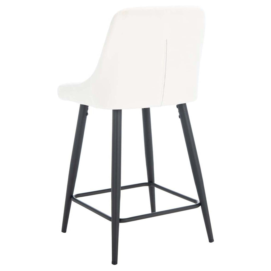 Safavieh Helga Counter Stool - Ivory / Black