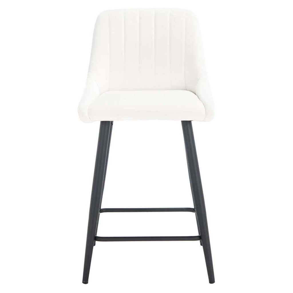 Safavieh Helga Counter Stool - Ivory / Black