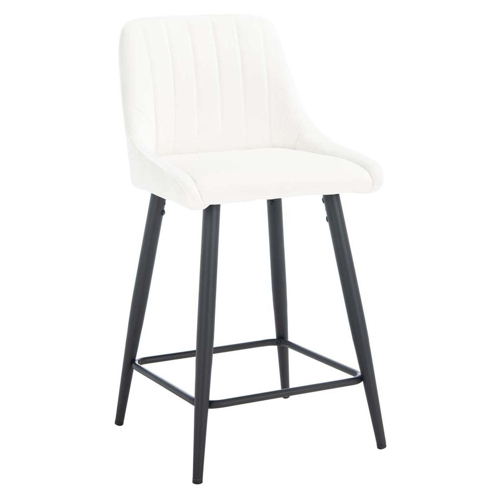 Safavieh Helga Counter Stool - Ivory / Black