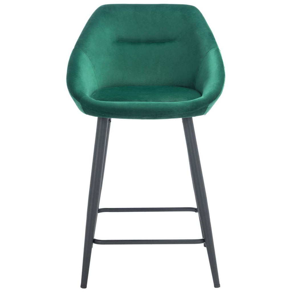 Safavieh Zorica Counter Stool - Emerald / Black