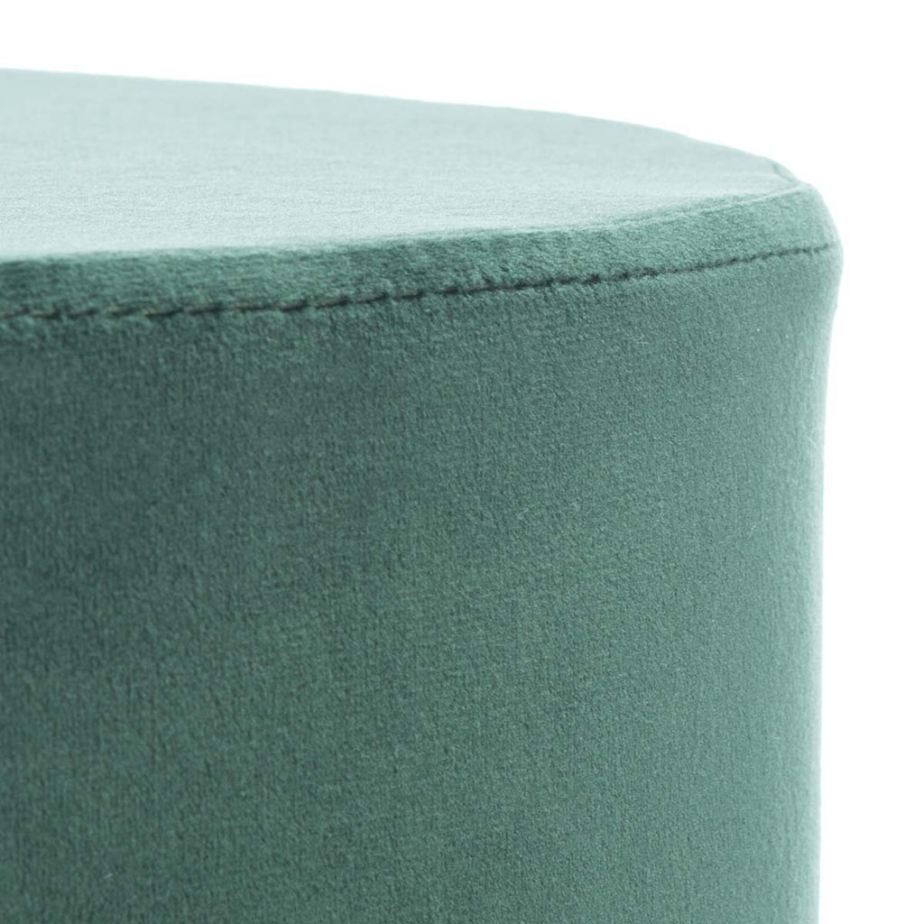 Safavieh Bohden Round Bar Stool - Malachite Green / Black