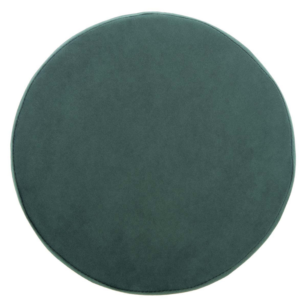 Safavieh Bohden Round Bar Stool - Malachite Green / Black