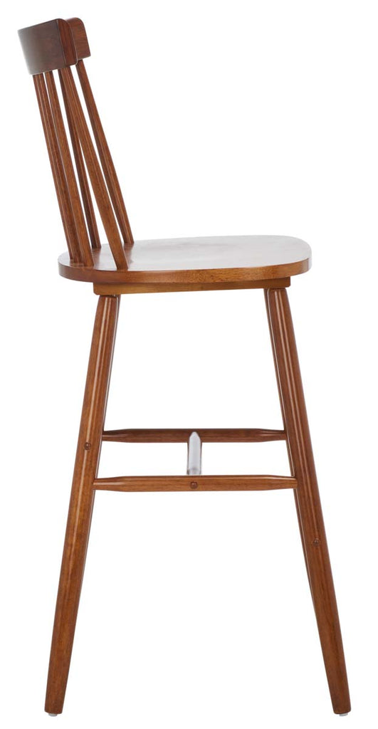 Safavieh Providence Bar Stool - Walnut (Set of 2)