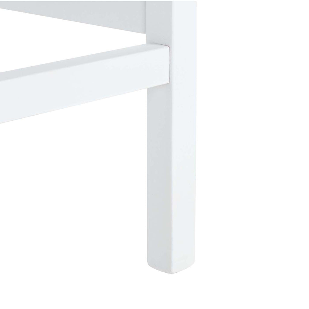 Safavieh Saito Lowback Cane Counter Stool - White / Natural