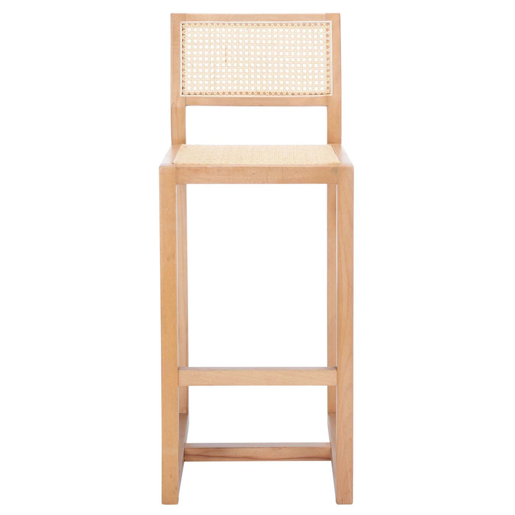 Safavieh Seika Rattan Bar Stool - Natural