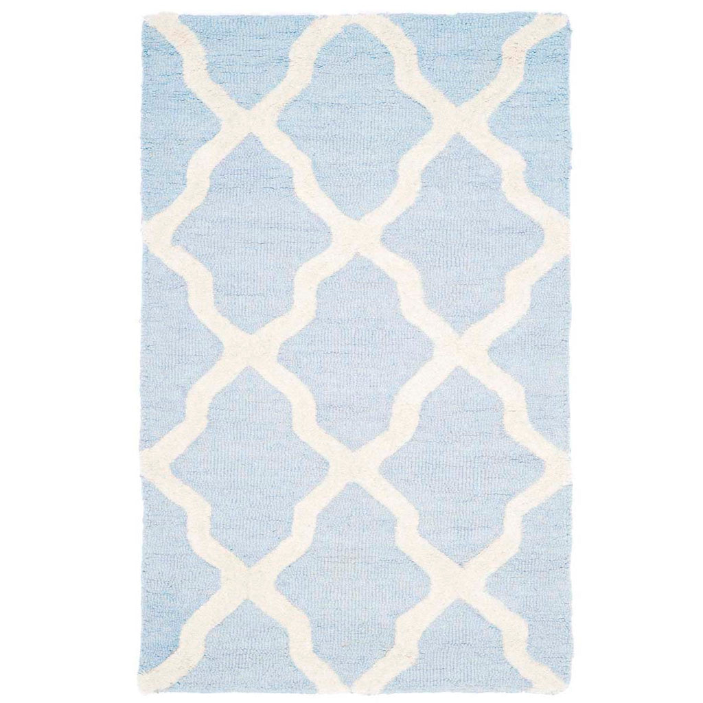 Safavieh Cambridge Rug Collection CAM121A - Light Blue / Ivory