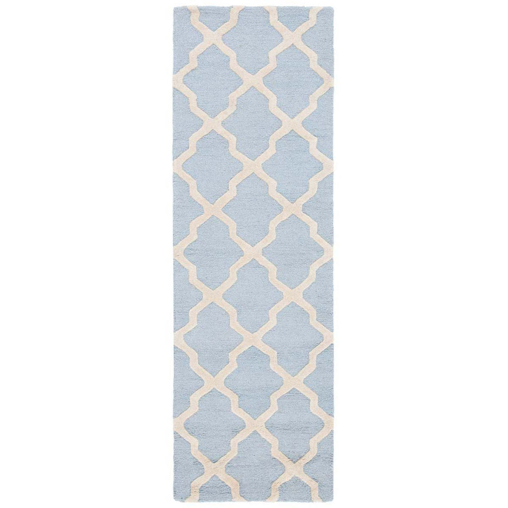 Safavieh Cambridge Rug Collection CAM121A - Light Blue / Ivory