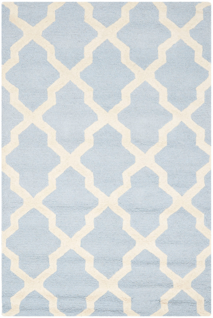 Safavieh Cambridge Rug Collection CAM121A - Light Blue / Ivory