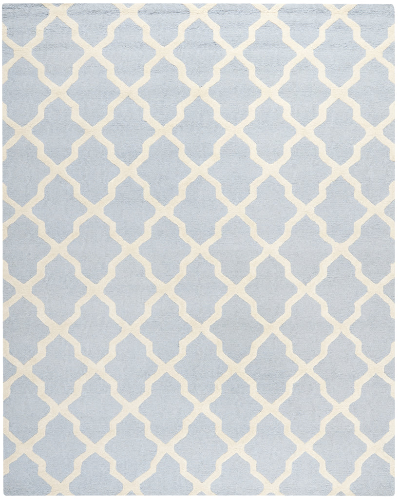 Safavieh Cambridge Rug Collection CAM121A - Light Blue / Ivory