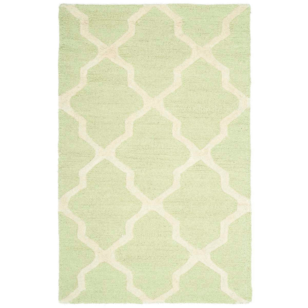 Safavieh Cambridge Rug Collection CAM121B - Light Green / Ivory