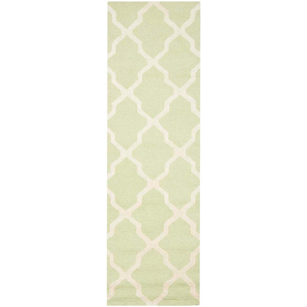 Safavieh Cambridge Rug Collection CAM121B - Light Green / Ivory