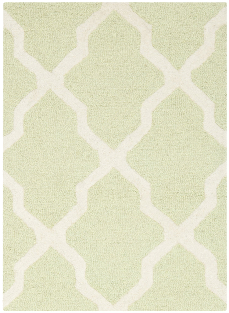 Safavieh Cambridge Rug Collection CAM121B - Light Green / Ivory