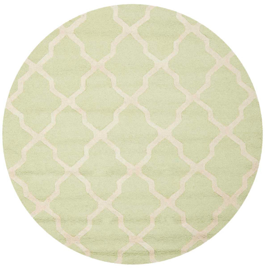 Safavieh Cambridge Rug Collection CAM121B - Light Green / Ivory