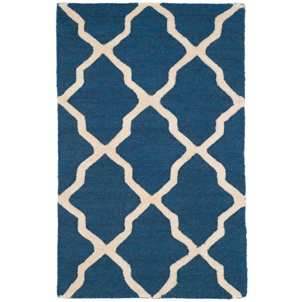 Safavieh Cambridge Rug Collection CAM121G - Navy Blue / Ivory