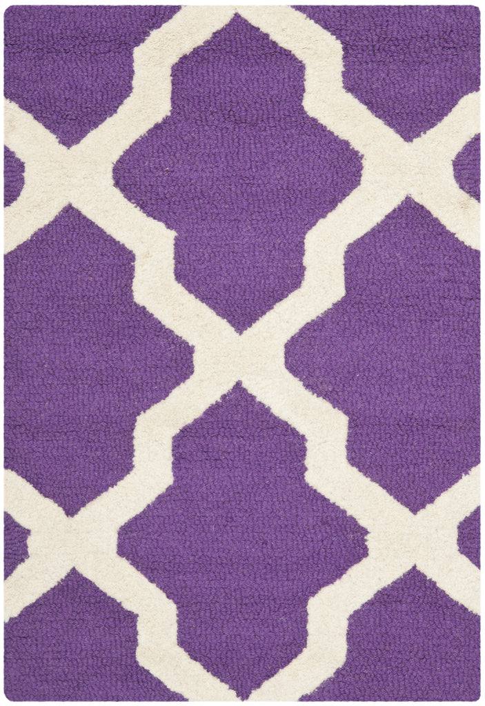 Safavieh Cambridge Rug Collection CAM121K - Purple / Ivory