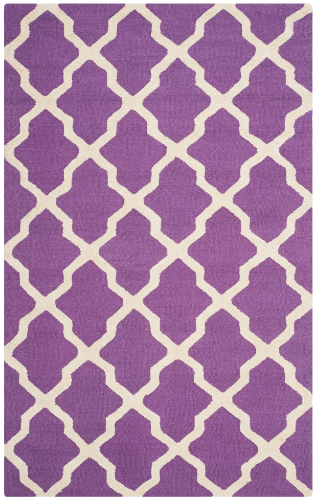 Safavieh Cambridge Rug Collection CAM121K - Purple / Ivory