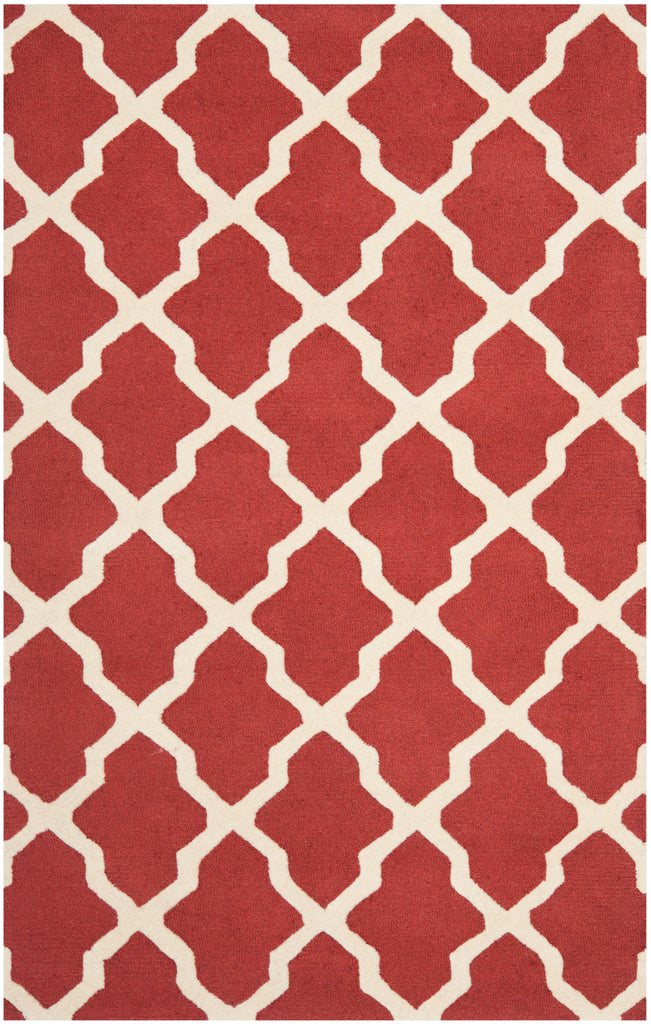 Safavieh Cambridge Rug Collection CAM121L - Rust / Ivory