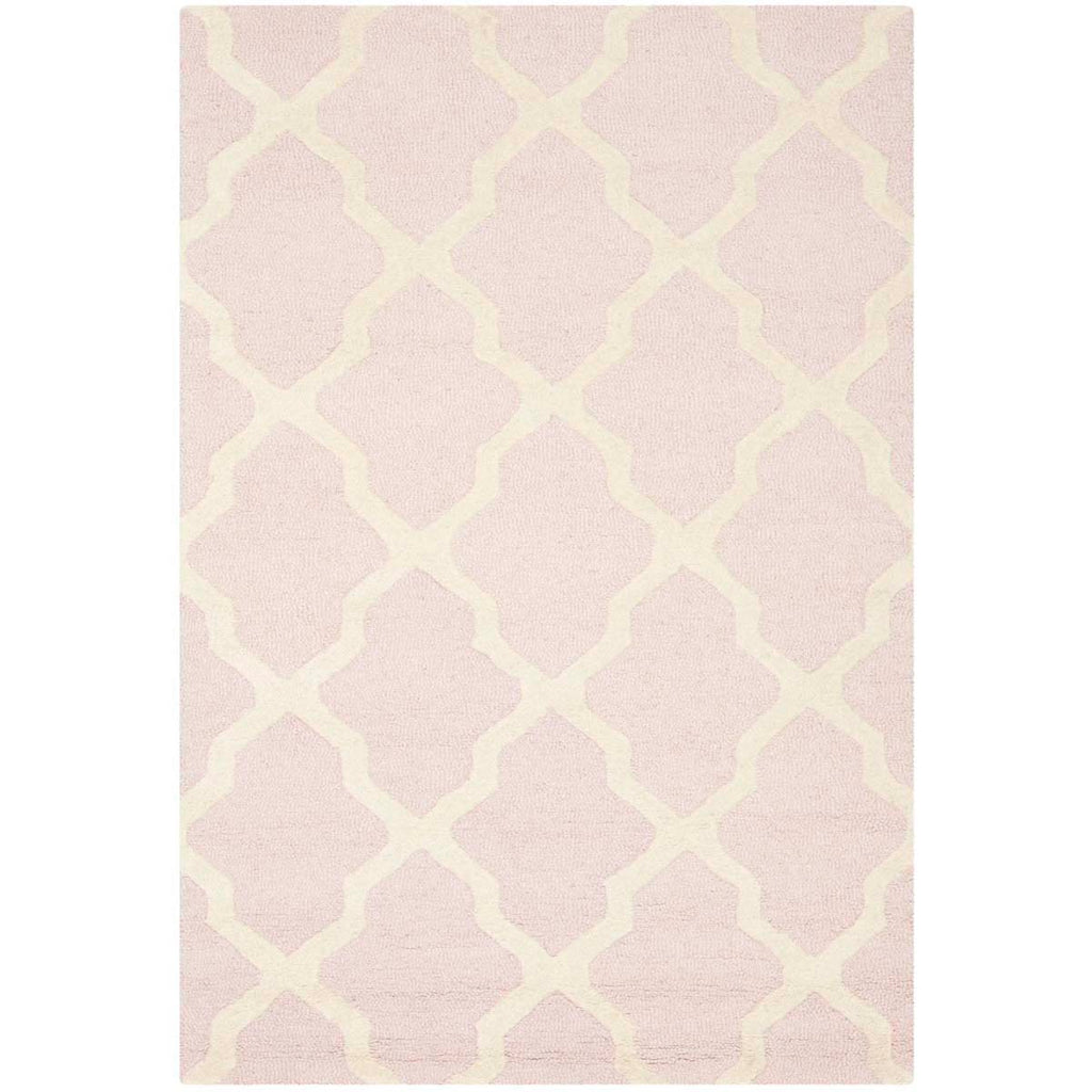 Safavieh Cambridge Rug Collection CAM121M - Light Pink / Ivory