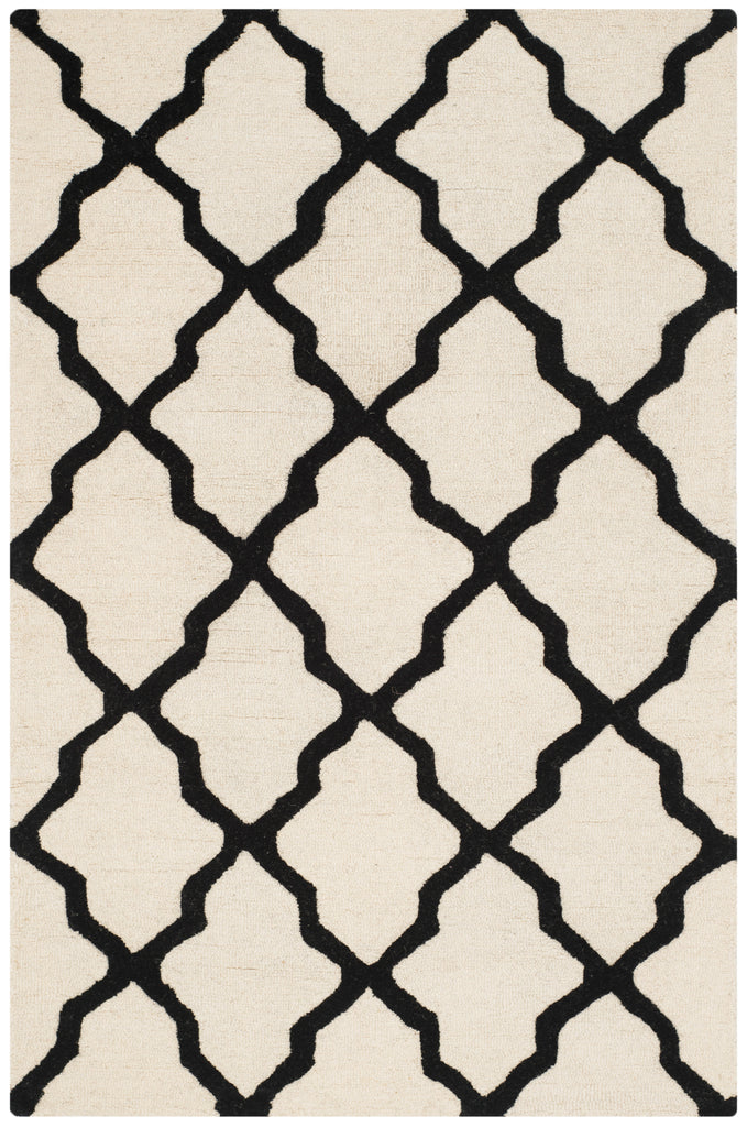 Safavieh Cambridge Rug Collection CAM121W - Ivory / Black