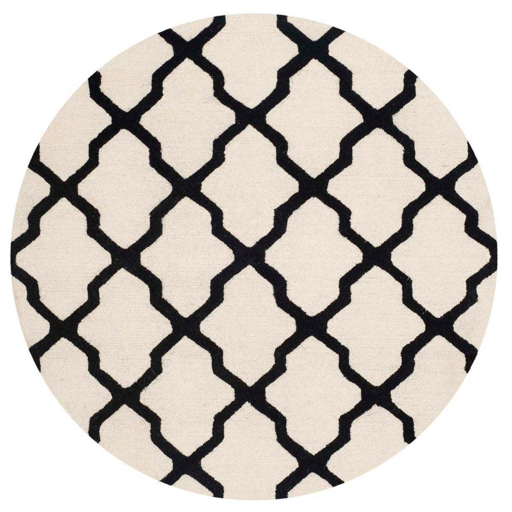 Safavieh Cambridge Rug Collection CAM121W - Ivory / Black