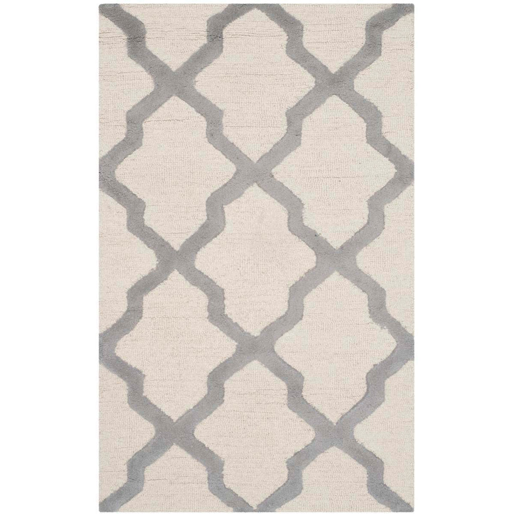 Safavieh Cambridge Rug Collection CAM121Y - Ivory / Silver