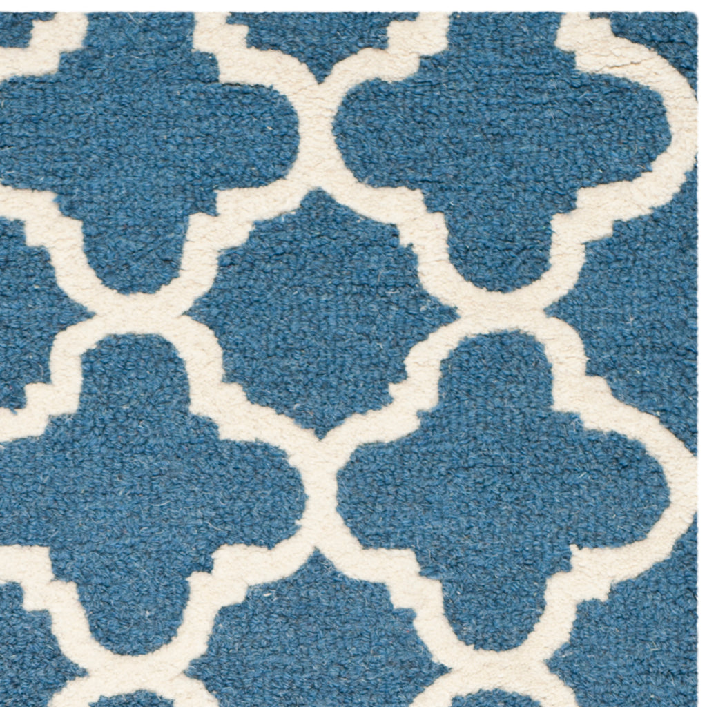 Contemporary Area Rug, CAM130G, 120 X 180 cm in Navy / Ivory