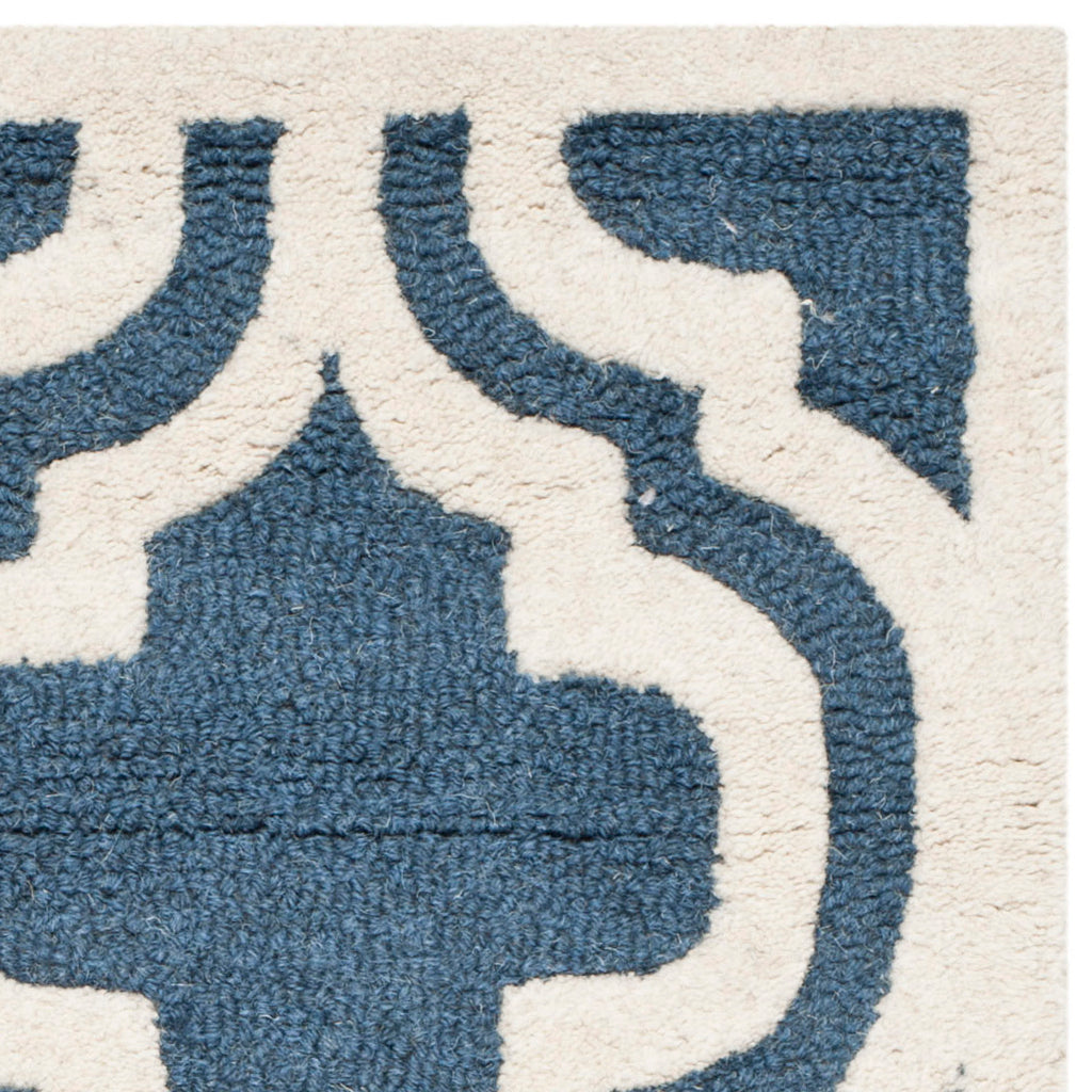 Contemporary Area Rug, CAM132G, 200 X 300 cm in Navy / Ivory