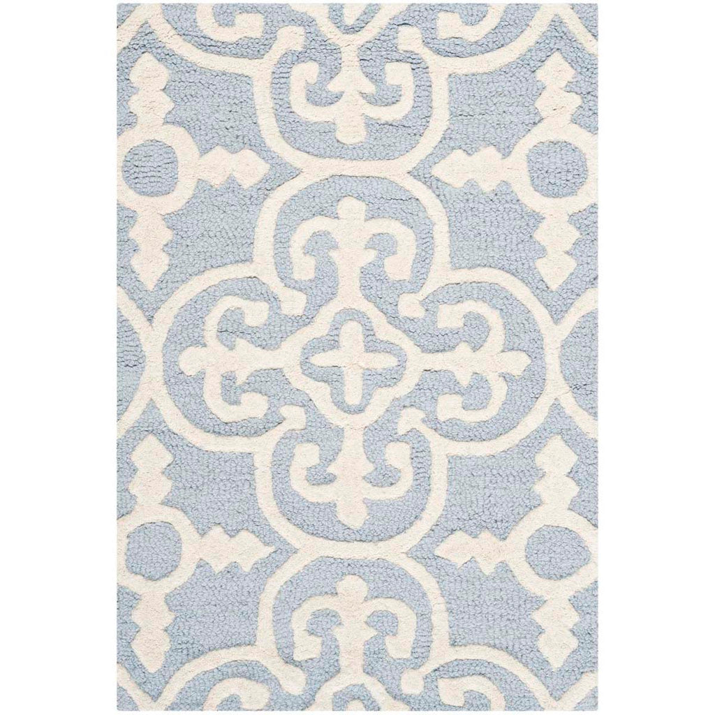 Safavieh Cambridge Rug Collection CAM133A - Light Blue / Ivory